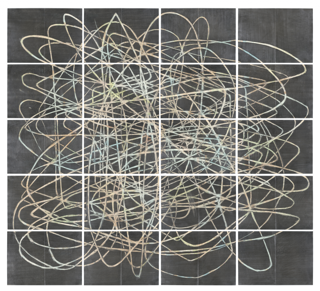 Mauro Giaconi, El Atlas de Nuestro Tiempo, 2013, Graphite and Eraser on atlas pages, Each: 15 3/8 x 21 1/4 in.