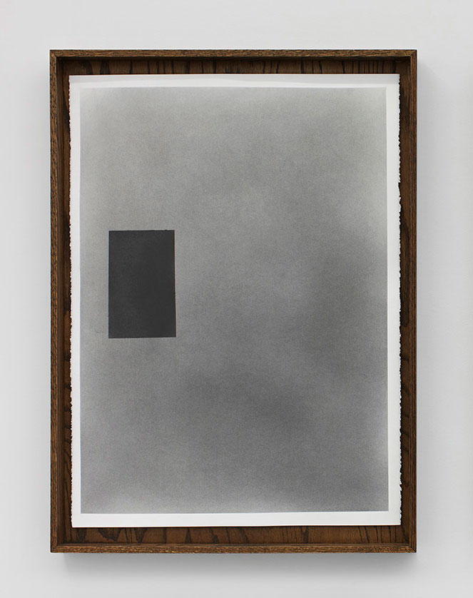 Nate Young, Untitled, 2014, graphite, paper, artist's frame, Framed: 33 x 24 1/2 x 2 1/2 in.