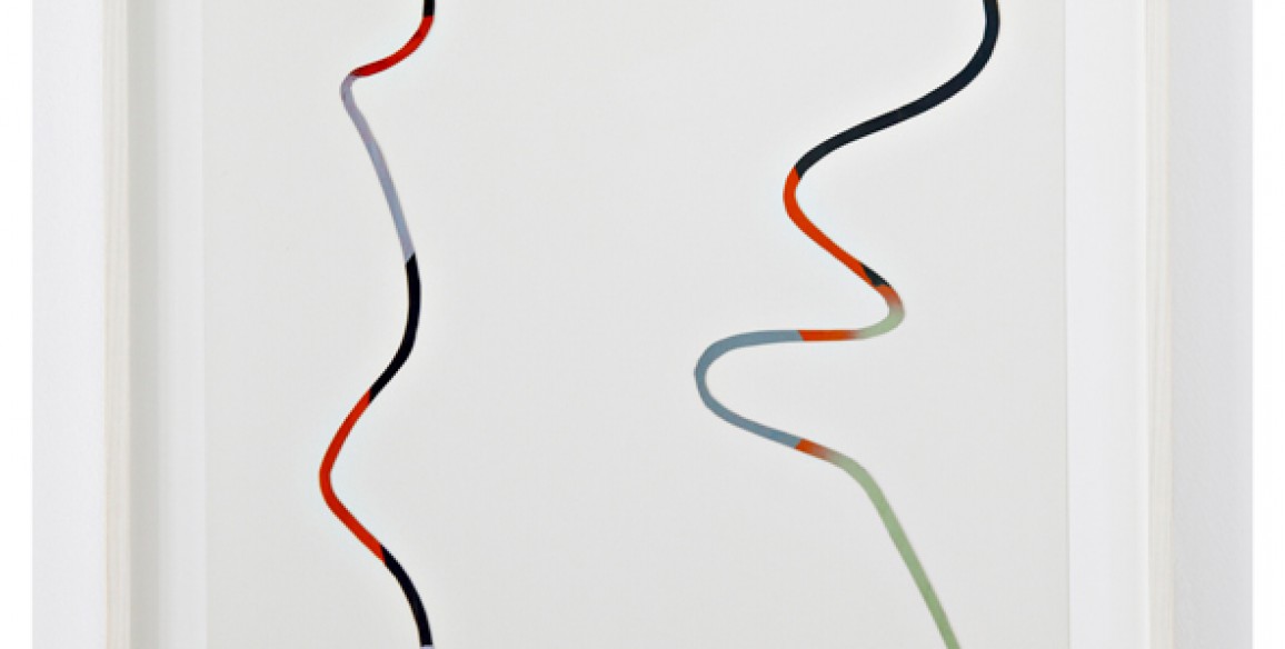 Henrik Eiben, NY 1, 2010, paper, acrylic, lacquer, spraypaint, paper, Paper: 25 9/16 x 19 11/16 in.