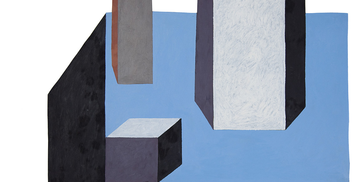 Nathalie Du Pasquier, Untitled, 2013, Oil on cut-out paper, 29 1/2 x 24 in.